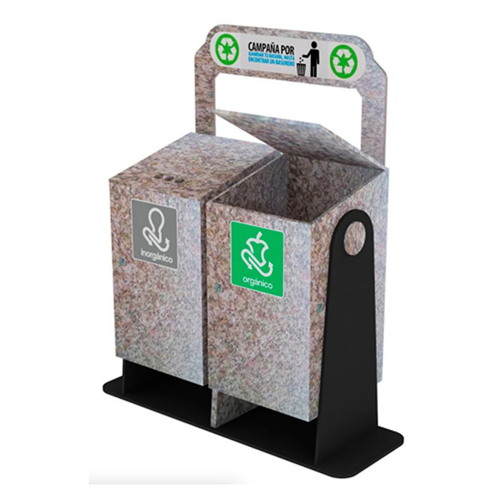 Bote de basura para separar residuos