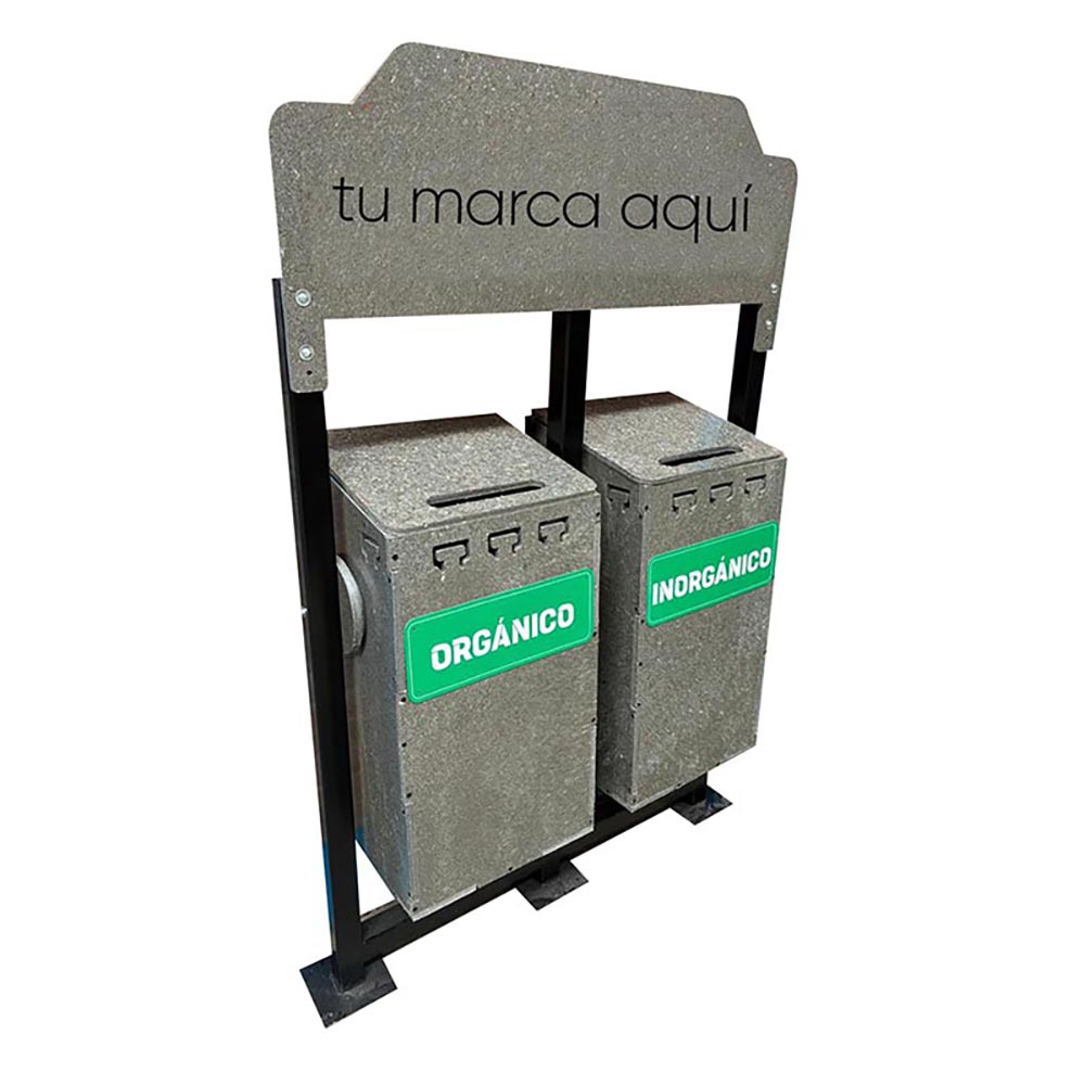 Bote de basura para separar residuos